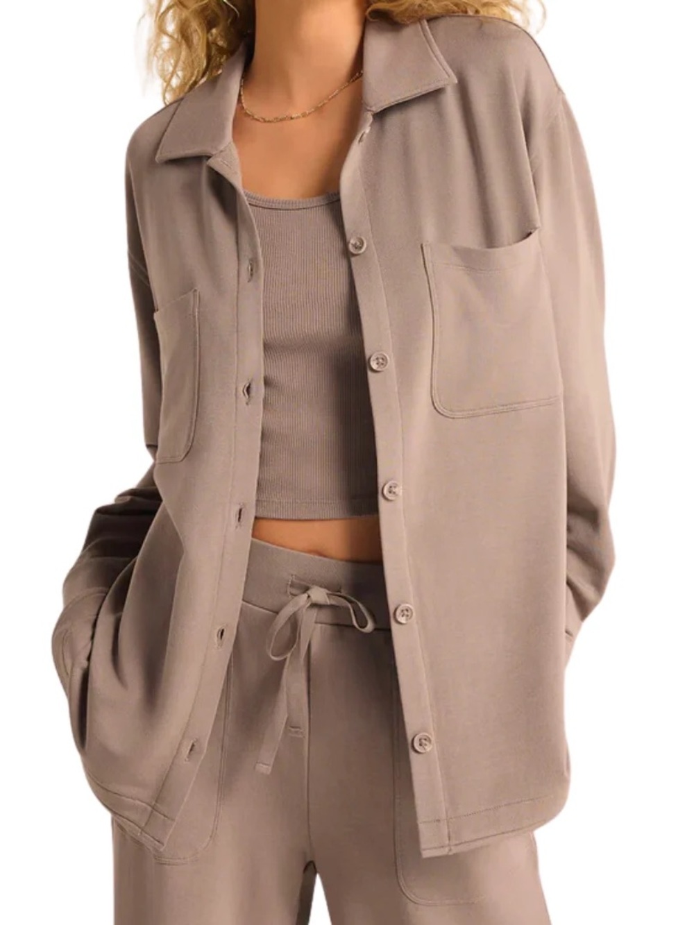 Z Supply Modal Layover Set in Taupe